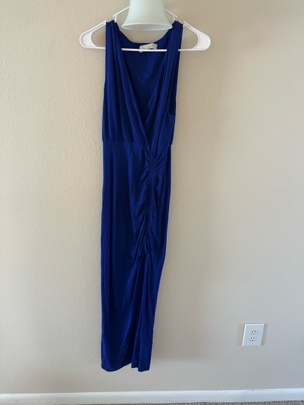 l*space Royal Blue Ruched Maxi Dress